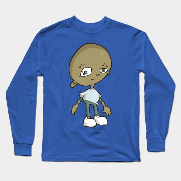 Skinny Jeans Long Sleeve T-Shirt by HaddyTheCreator